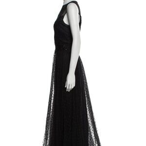 Rickie Freeman for Teri Jon Black Lace Evening Gown– Size 6 -MAKE AN OFFER NOW!